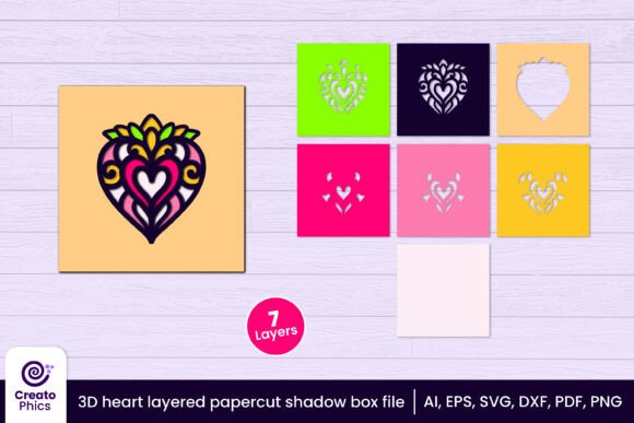 3D SVG Valentine S Day Heart Review