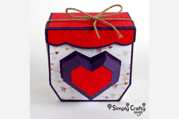 Beating Heart Gift Box SVG for Valentine S Day
