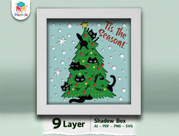 Black Cat Christmas 3D SVG: A Brand Review
