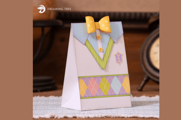 Dad’s Gift Bag SVG: 3D SVG for Father’s Day