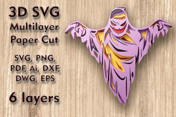 Ghost 3D SVG Halloween Files Review