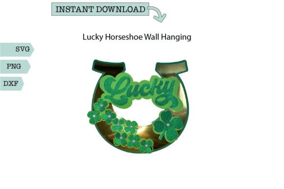 Lucky Horseshoe Layered SVG: A 3D Saint Patrick S Day Asset Review