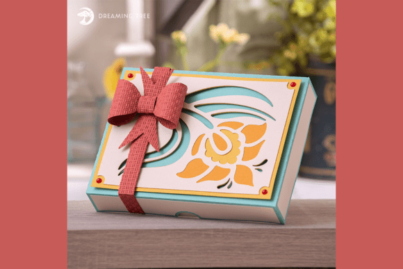 Nouveau Greeting Card Box SVG: 3D SVG Objects Review