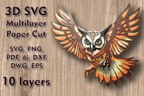 Owl 3D SVG Ornaments: A Seller’s Review