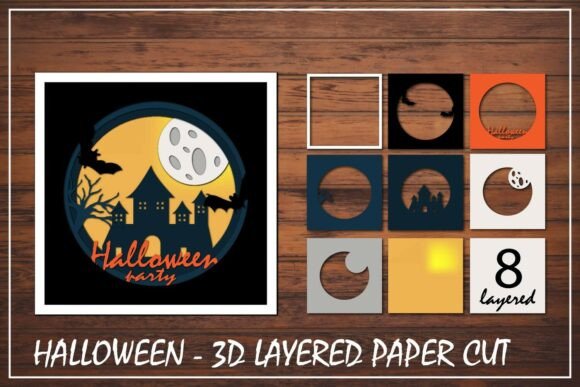 Review: Halloween Party Haunted House Shadow Box