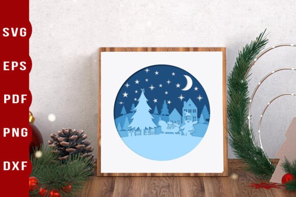 Reviewing the 3D Shadow Box SVG Christmas Papercut