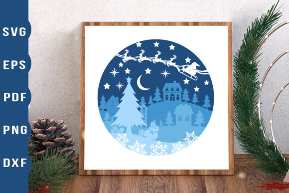 Reviewing the 3D SVG Sleigh Shadow Boxes