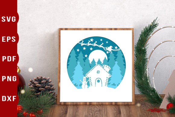 Reviewing the Christmas House Shadow Box Design