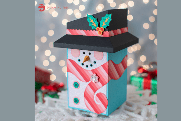 Snowman Gift Box SVG: A Winter 3D SVG Review