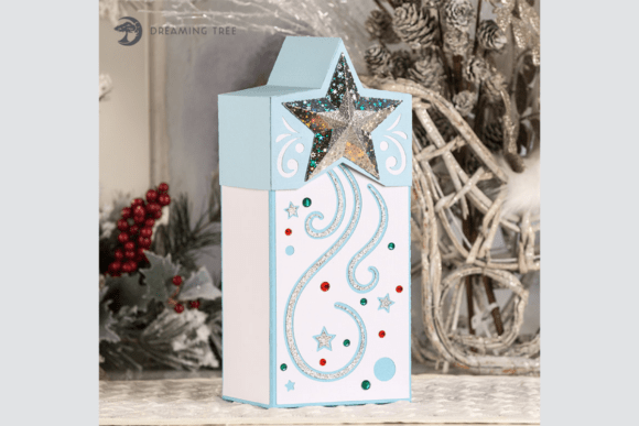 Star Gift Box SVG: A 3D SVG for Christmas