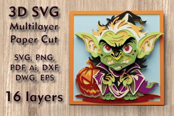 Troll 3D SVG Halloween Review